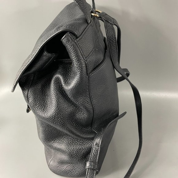 Michael Kors Women\'s MK Rachel LG Flap Black Leather Backpack main image 12